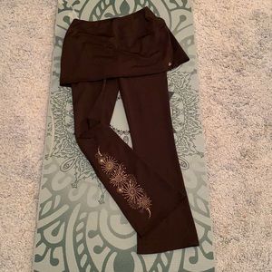 Skirt sports tough girl skirted legging